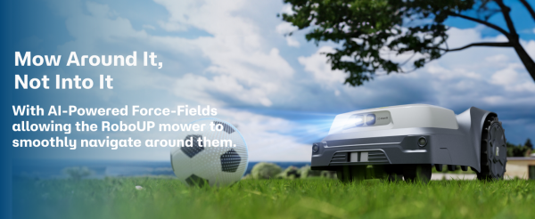 RoboUP T1200Pro Robot Mower 2025 Version with Garage