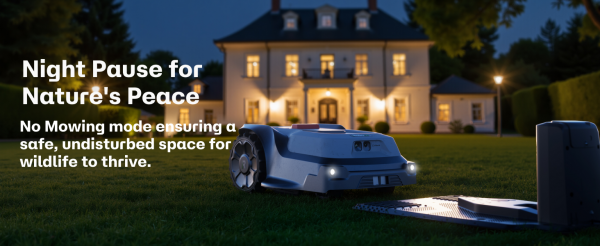 RoboUP T1200Pro Robot Mower 2025 Version with Garage