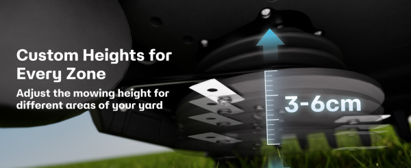 RoboUP Robot Lawn Mower Boundary Wire-Free T1200Pro 2025 Version