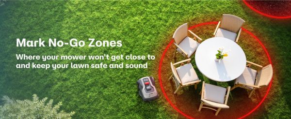 RoboUP Robot Lawn Mower Boundary Wire-Free T1200Pro 2025 Version