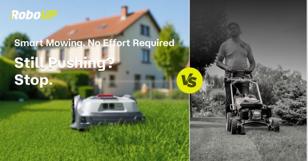 RoboUP T1200Pro Robot Mower 2025 Version with Garage