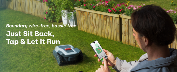 RoboUP Robot Lawn Mower Boundary Wire-Free T1200Pro 2025 Version