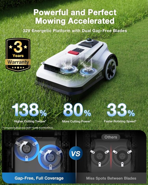 ECOVACS Goat A2500 RTK Robot Lawn Mower