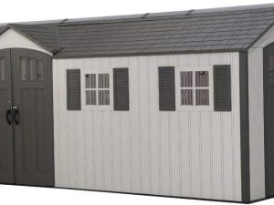 LIFETIME Shed, Desert Sand, 17.5 x 8 ft - Double Doors LIFETIME Shed, Desert Sand, 17.5 x 8 ft - Double Doors