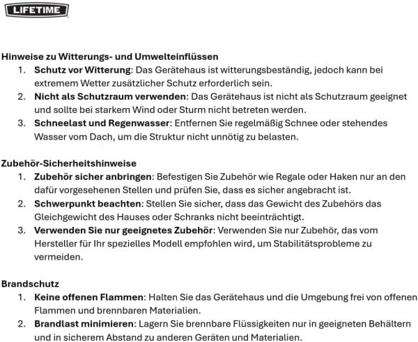 LIFETIME Shed, Desert Sand, 17.5 x 8 ft - Double Doors