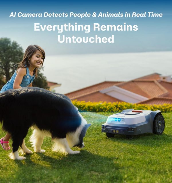 RoboUP T1200Pro Robot Mower 2025 Version with Garage