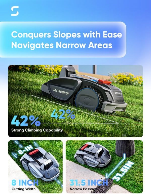Sunseeker V3 Wireless Robot Lawn Mower