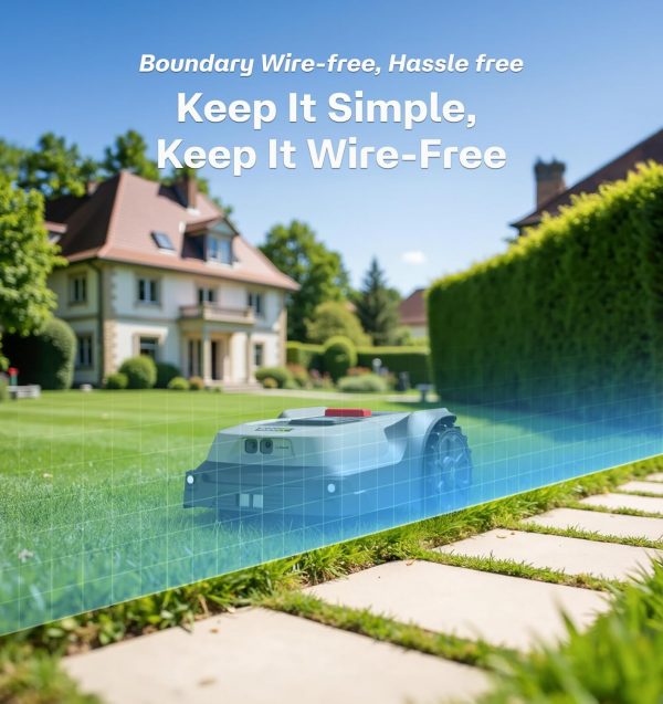 RoboUP T1200Pro Robot Mower 2025 Version with Garage