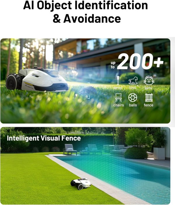 YUKA 2000 Robot Lawn Mower with Garage Standard
