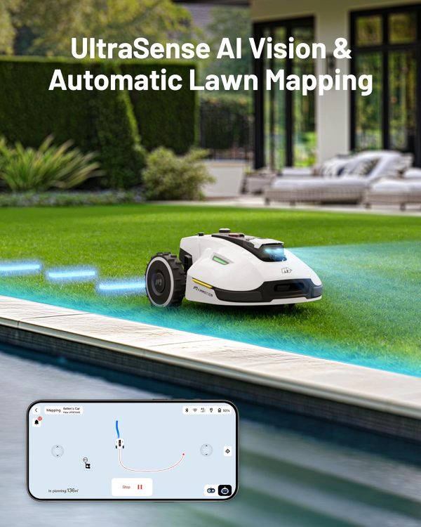 YUKA 2000 Robot Lawn Mower with 4G