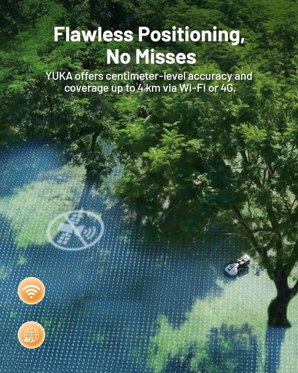 YUKA 2000 Robot Lawn Mower with 4G