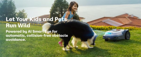 RoboUP Robot Lawn Mower Boundary Wire-Free T1200Pro 2025 Version