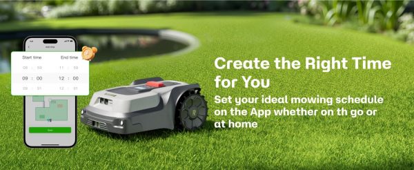 RoboUP Robot Lawn Mower Boundary Wire-Free T1200Pro 2025 Version